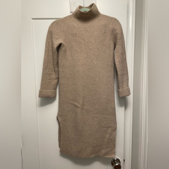 The Row Turtleneck Knee-Length Dress - Picture 1 of 7